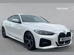 White Used 2021 BMW 420 M Sport Coupe | £25,770 (Fair price)