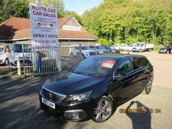 Black Used 2018 Peugeot 308 GT-line Estate | £8,495 (Fair price)