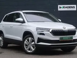 Moon white metallic Used 2024 Skoda Karoq SE L SUV | £23,695 (Good price)
