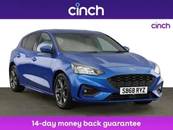 Blue Used 2018 Ford Focus ST-Line Hatchback | £11,289 (Fair price)
