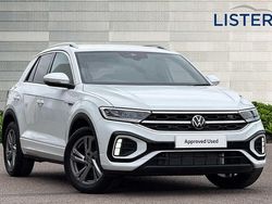 White New 2025 VW T-Roc R-line SUV | £31,500 (Good price)