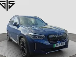 Phytonic blue Used 2021 BMW iX3 SUV | £21,995 (Fair price)