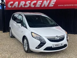 White Used 2016 Vauxhall Zafira Tourer S MPV | £9,299 (A bit pricey)