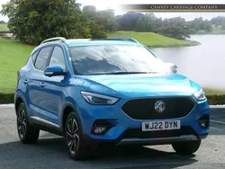 Blue Used 2022 MG ZS Exclusive Sedan | £13,300 (Fair price)