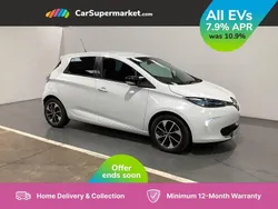 White Used 2019 Renault Zoe Dynamique Hatchback | £7,997 (Fair price)