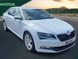 White Used 2018 Skoda Superb Executive Hatchback | £13,999 (Super price)