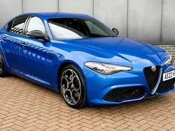 Blue Used 2021 Alfa Romeo Giulia Veloce Sedan | £28,295 (Expensive)