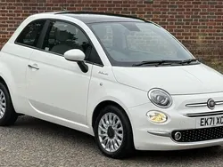 White Used 2021 Fiat 500 Dolcevita Hatchback | £10,349 (Fair price)