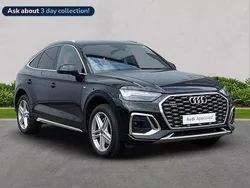 Black Used 2022 Audi Q5 Sportback S-Line SUV | £35,301 (Fair price)