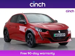 Red Used 2022 Peugeot e-208 Premium Hatchback | £14,299 (A bit pricey)