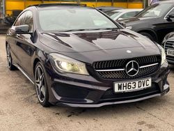Mauve/purple Used 2014 Mercedes CLA180 AMG Sedan | £10,299 (Fair price)