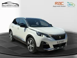 White Used 2017 Peugeot 3008 GT-line Hatchback | £10,495 (A bit pricey)