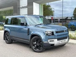 Blue Used 2021 Land Rover Defender HSE SUV | £54,990 (Fair price)