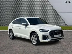 White Used 2022 Audi Q5 Sportback S-Line SUV | £30,795 (Super price)