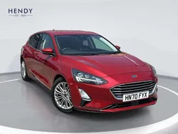 Red Used 2020 Ford Focus Titanium X Hatchback | £13,999 (Fair price)