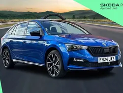 Blue New 2024 Skoda Scala Monte Carlo Hatchback | £22,500 (Fair price)