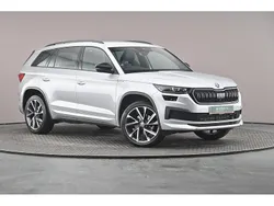 Brilliant silver metallic Used 2022 Skoda Kodiaq SportLine SUV | £28,846 (Fair price)