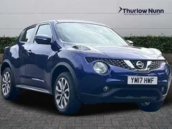 Blue Used 2017 Nissan Juke Tekna SUV | £7,800 (Fair price)