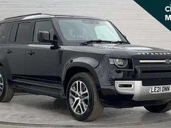 Black Used 2021 Land Rover Defender SUV | £54,276 (Fair price)