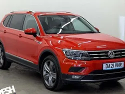 Orange Used 2021 VW Tiguan Allspace SEL SUV | £19,490 (Good price)