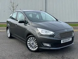 Grey Used 2018 Ford C-MAX Titanium MPV | £9,995 (A bit pricey)