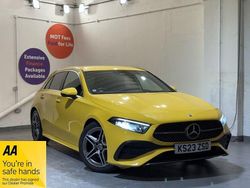 Yellow Used 2023 Mercedes A180 Executive Hatchback | £21,399 (Good price)