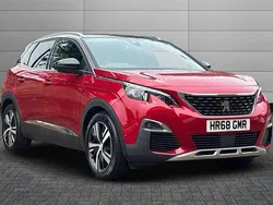 Ultimate red Used 2019 Peugeot 3008 GT-line SUV | £15,995 (Fair price)