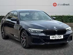 Black Used 2021 BMW 530e M Sport Sedan | £26,350 (A bit pricey)