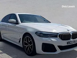 White Used 2022 BMW 520 M Sport Sedan | £28,890 (Fair price)