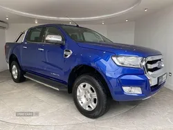 Blue Used 2016 Ford Ranger Limited Pickup | £13,995 (Fair price)