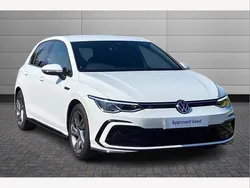White Used 2021 VW Golf VIII R-line Hatchback | £19,150 (Fair price)