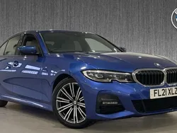 Blue Used 2021 BMW 318 M Sport | £18,499 (Good price)
