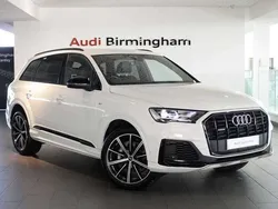 Carrara white Used 2022 Audi Q7 Black Edition SUV | £44,950 (Good price)