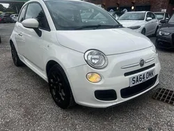 White Used 2014 Fiat 500 S Hatchback | £4,695 (Fair price)