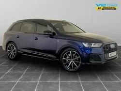 Blue Used 2022 Audi Q7 Black Edition SUV | £43,995 (Good price)