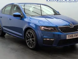 Blue Used 2016 Skoda Octavia vRS Hatchback | £12,850 (Fair price)