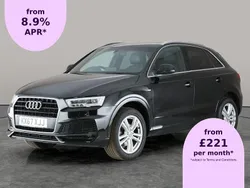 Black Used 2017 Audi Q3 S-Line SUV | £13,238 (Fair price)