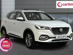 White Used 2022 MG HS Exclusive SUV | £12,874 (Fair price)