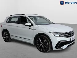 White Used 2022 VW Tiguan R-line SUV | £28,599 (A bit pricey)