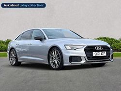 Silver Used 2021 Audi A6 Black Edition Sedan | £23,899 (Expensive)