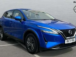 Blue Used 2021 Nissan Qashqai Acenta Premium SUV | £19,159 (Fair price)