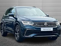 Blue Used 2023 VW Tiguan R-line SUV | £29,495 (Fair price)