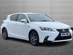 White Used 2016 Lexus CT200h Sport Line Hatchback | £12,095 (Fair price)