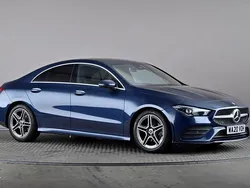 Blue Used 2020 Mercedes CLA180 AMG line Sedan | £21,288 (Fair price)