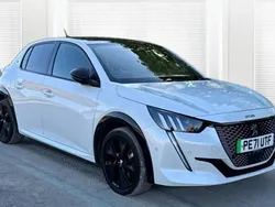 White Used 2021 Peugeot e-208 Premium Hatchback | £12,818