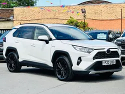 White Used 2020 Toyota RAV4 Hybrid Design SUV | £17,240 (A bit pricey)