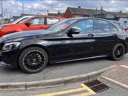Black Used 2017 Mercedes C220 AMG line Sedan | £14,000 (Fair price)
