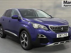 Blue Used 2017 Peugeot 3008 Allure Estate | £9,045 (Fair price)
