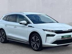 Moon white metallic Used 2025 Skoda Enyaq iV SUV | £36,500