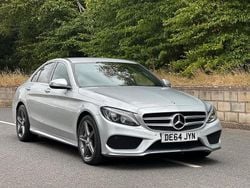 Silver Used 2014 Mercedes C220 AMG line Sedan | £9,490 (A bit pricey)
